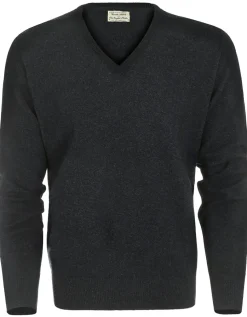 William Lockie Rob V-hals Charcoal